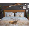 Flonel sengesæt Deer Jolly – 100% bomuld fra Sleeptime.dk