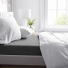 Flonel Gladt Lagen, anthracit fra Sleeptime.dk