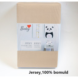 Junior Jersey Faconlagen, beige