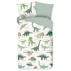 Børnesengetøj Dinosaur – 100 % bomuld med dinosaurmotiv fra Sleeptime.dk