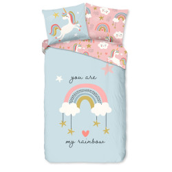 Sengetøj Unicorn blue fra Sleeptime.dk