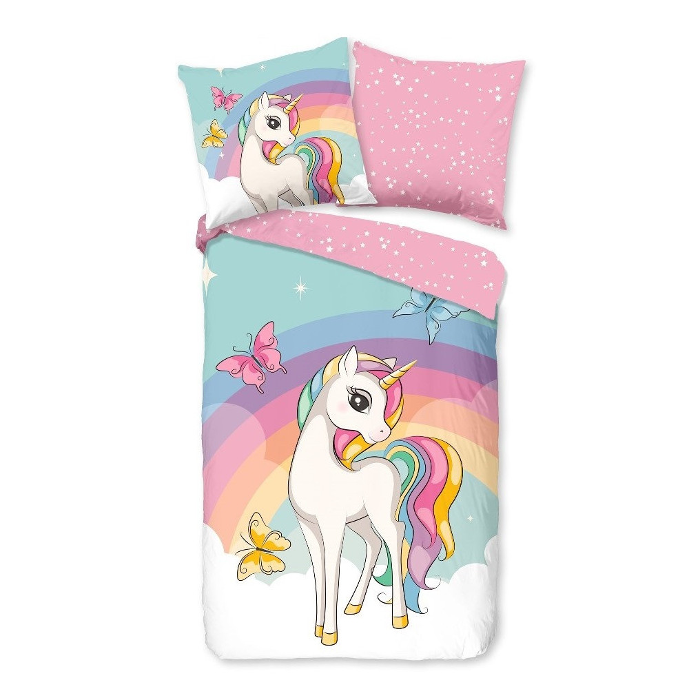 Sengetøj Unicorn med Enhjørnet fra Sleeptime.dk