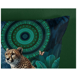 Sengetøj Nyah med mandala og leopard ornament fra Sleeptime.dk