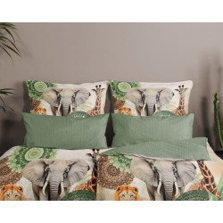 Sengetøj Sagadar med dyr og mandala ornament fra Sleeptime.dk