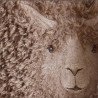 Pudebetræk Alpaca i kunstpels med broderi